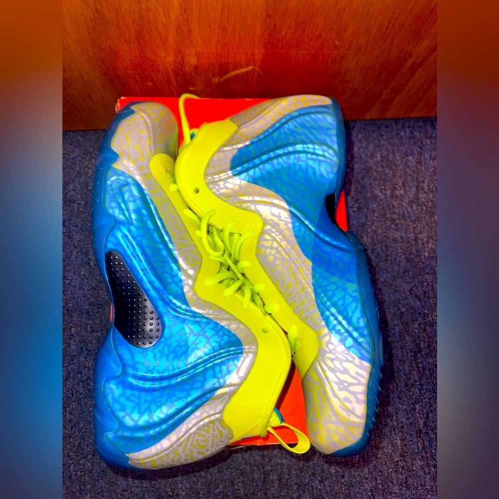 Nike Air flightposite Exposed `Volt’-size 10 - Picture 2 of 6